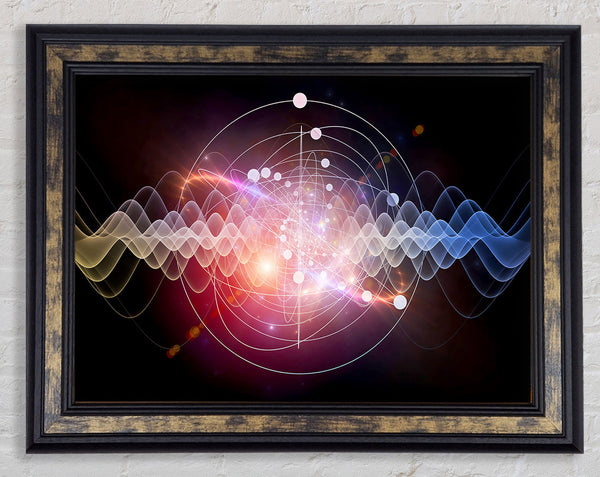 Vibration Of The Universe Framed Print