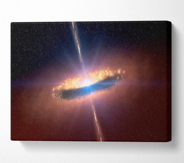  A Canvas Print of Star Explosion Canvas Art