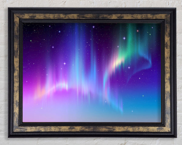Northern Light Splendour Framed Print