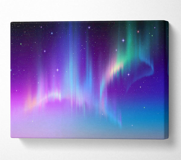  A Canvas Print of Northern Light Splendour Canvas Art