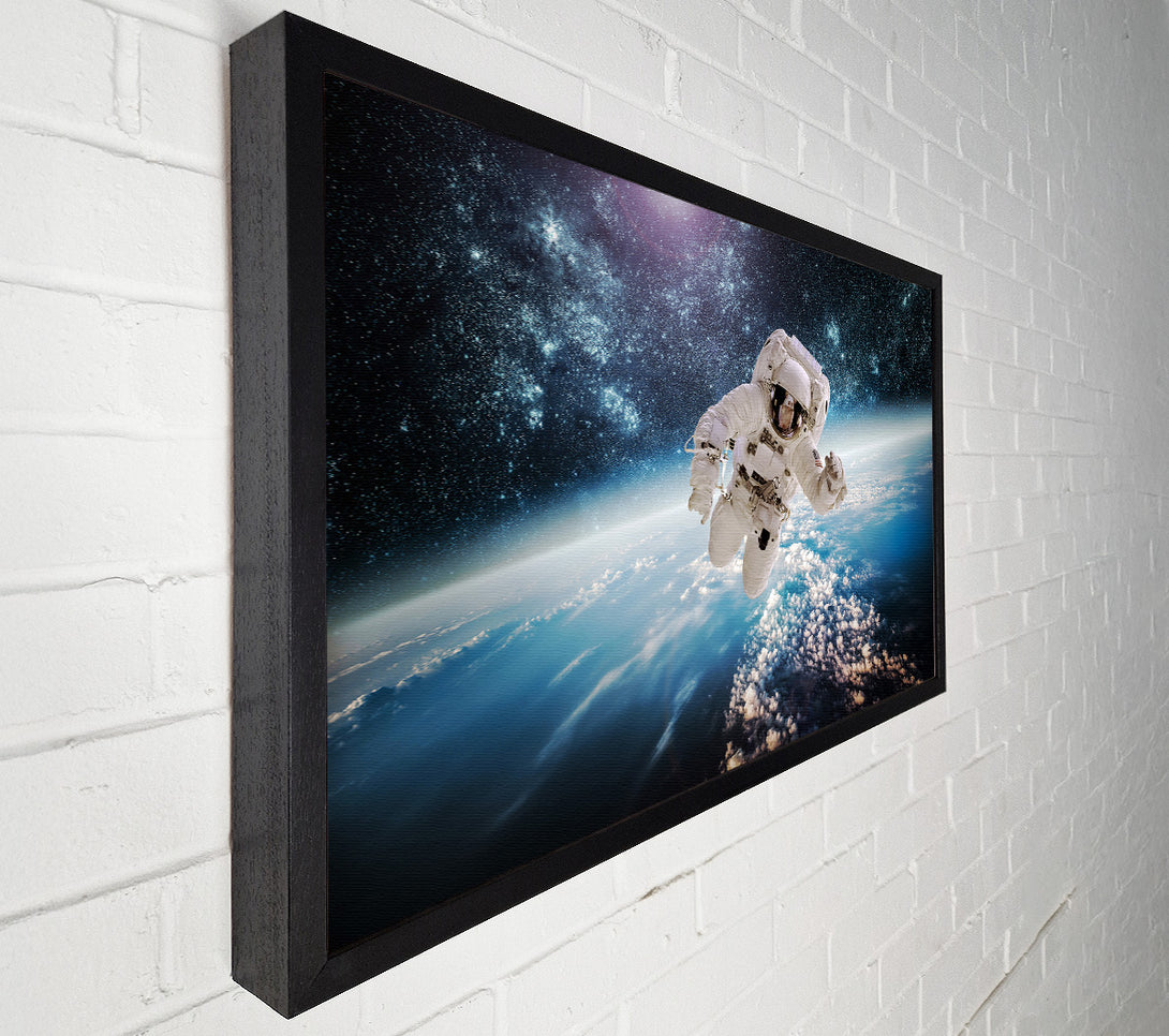  A Canvas Print of Astronaut In Space Canvas Print