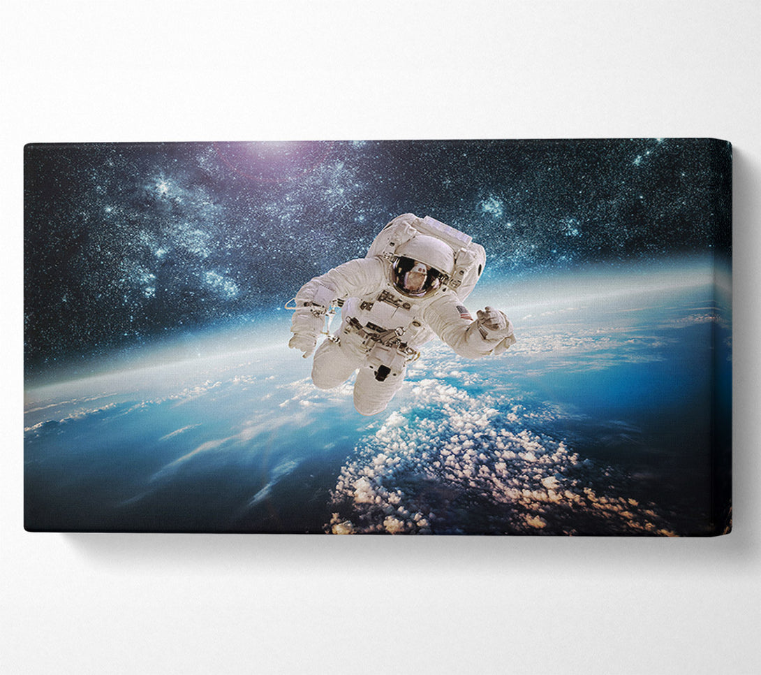  A Canvas Print of Astronaut In Space Canvas Print