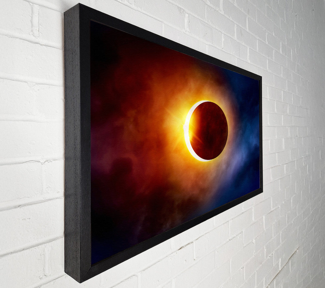  A Canvas Print of Total Eclipse Canvas Print