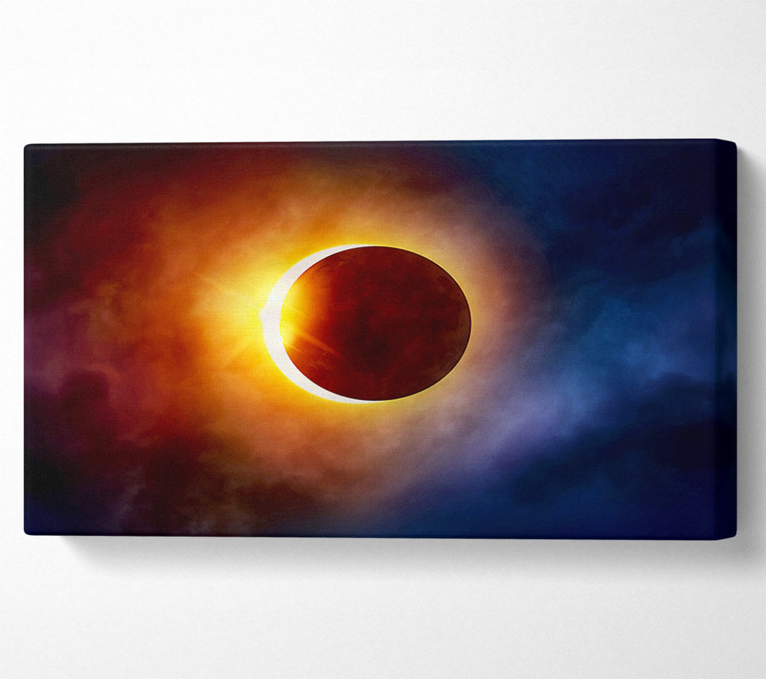  A Canvas Print of Total Eclipse Canvas Print
