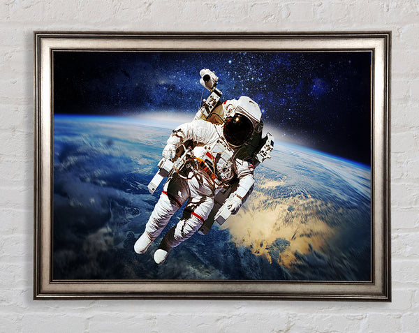 Astronaut über der Erde