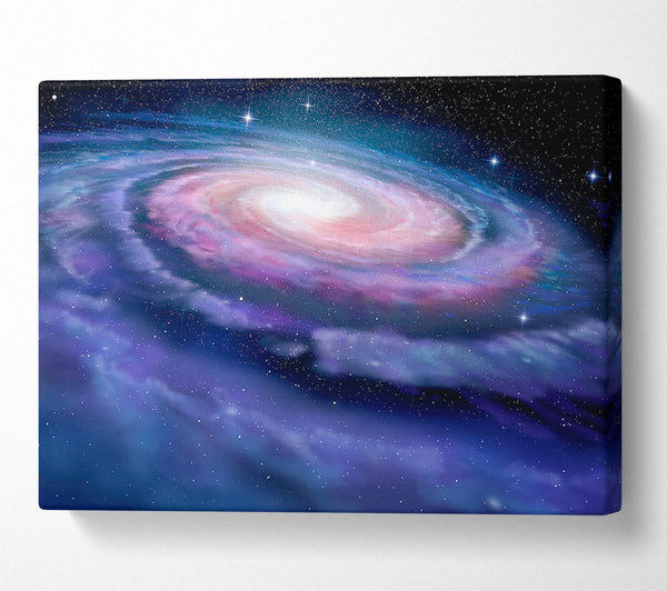 A Canvas Print of Swirl Of The Galaxies Canvas Wall Art