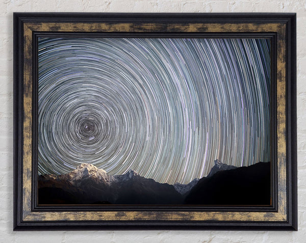 Stars At The Speed Of Light Framed Print