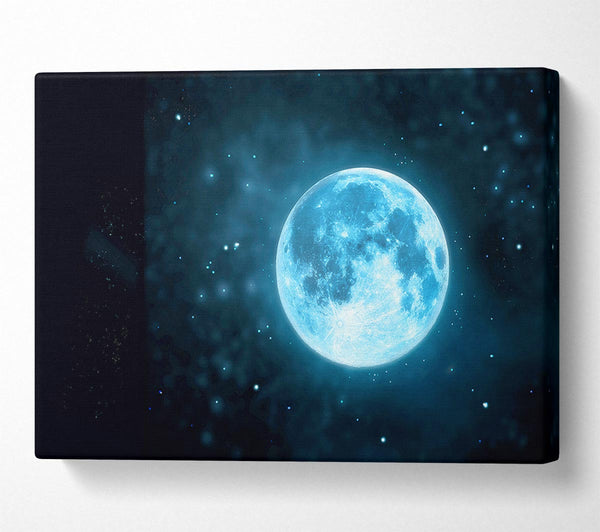  A Canvas Print of Blue Moon Canvas Print