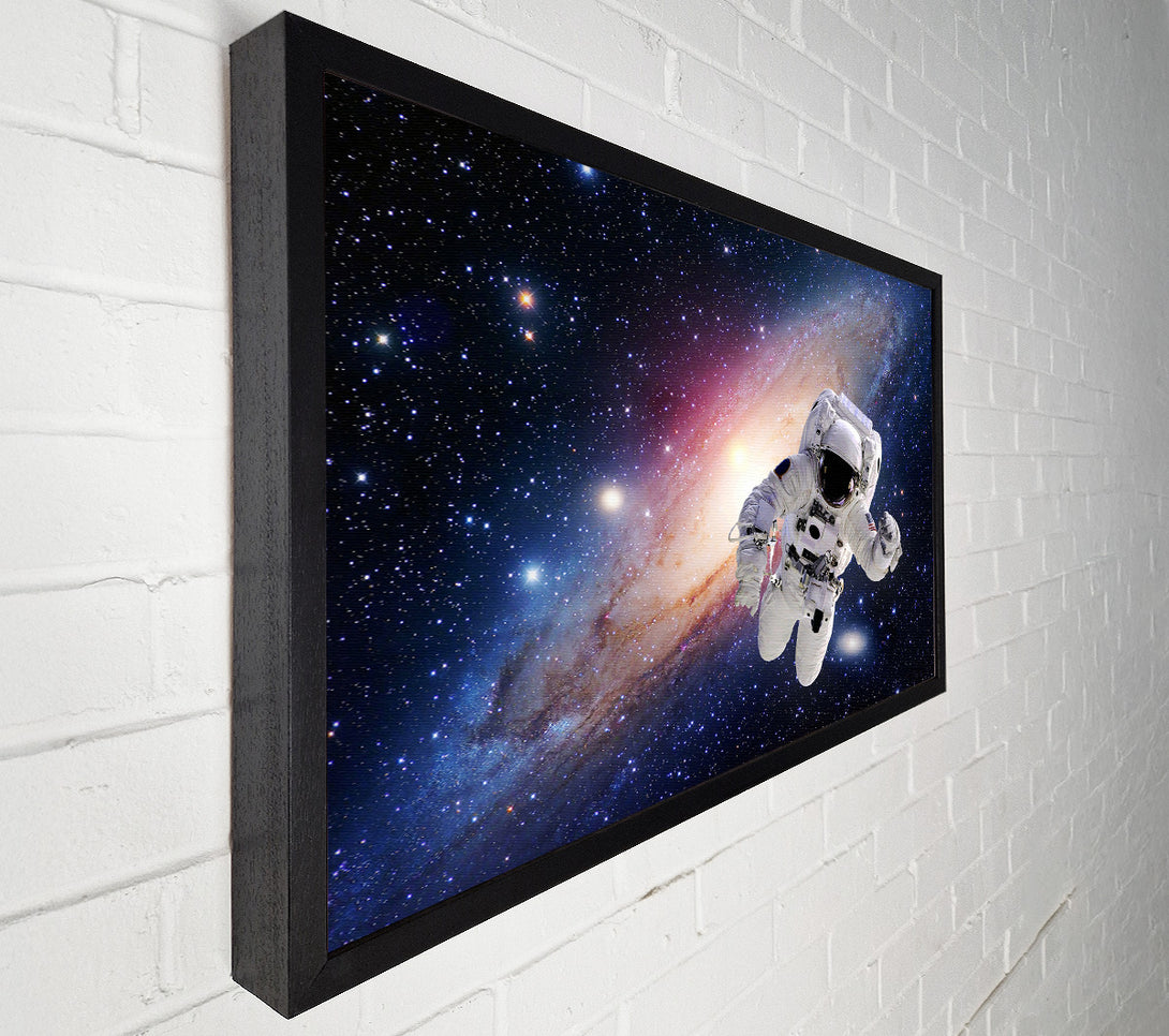  A Canvas Print of Astronaut Exploding Star Canvas Wall Art