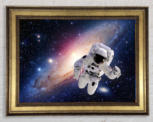 Astronaut, explodierender Stern