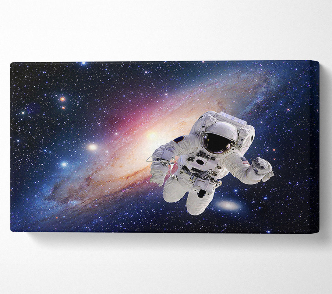  A Canvas Print of Astronaut Exploding Star Canvas Wall Art