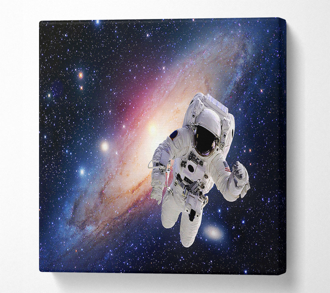  A Canvas Print of Astronaut Exploding Star Canvas Wall Art