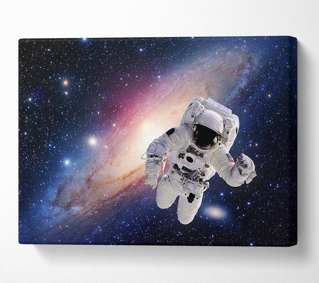  A Canvas Print of Astronaut Exploding Star Canvas Wall Art