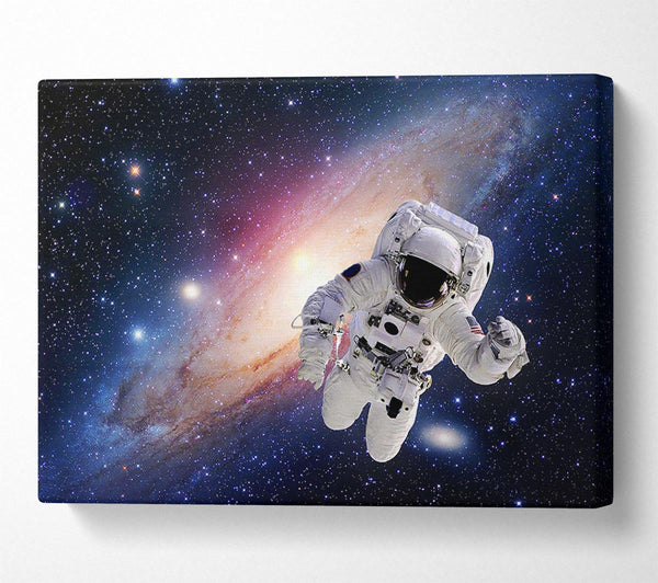  A Canvas Print of Astronaut Exploding Star Canvas Wall Art