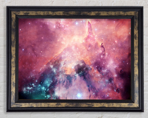 Horsehead Nebula Pink Framed Print