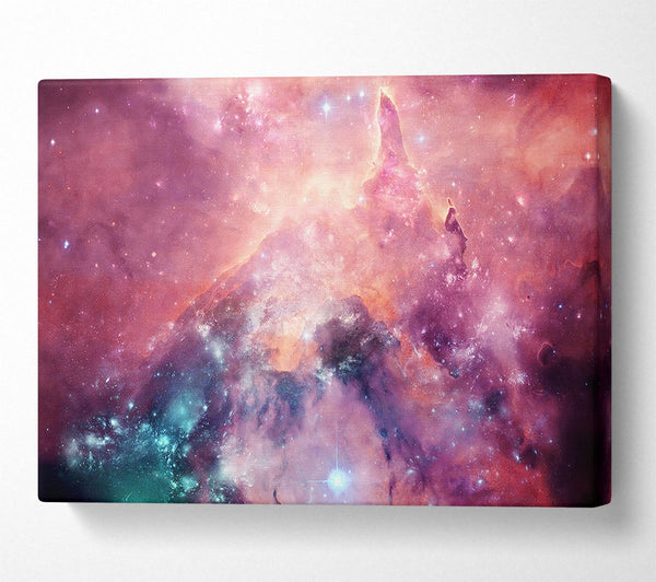 A Canvas Print of Horsehead Nebula Pink Canvas Art