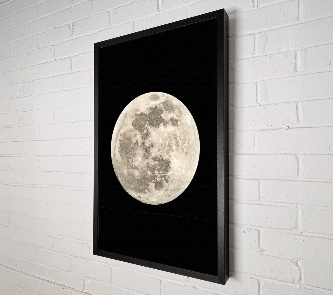  A Canvas Print of The Moon Canvas Print