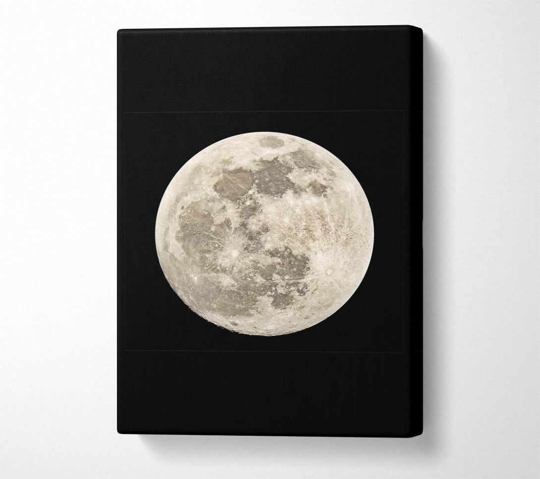  A Canvas Print of The Moon Canvas Print