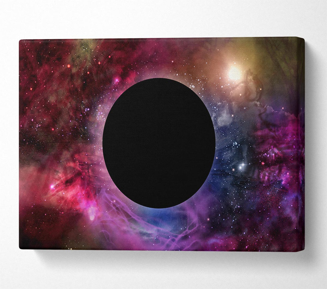  A Canvas Print of Galaxy Eclipse Canvas Art