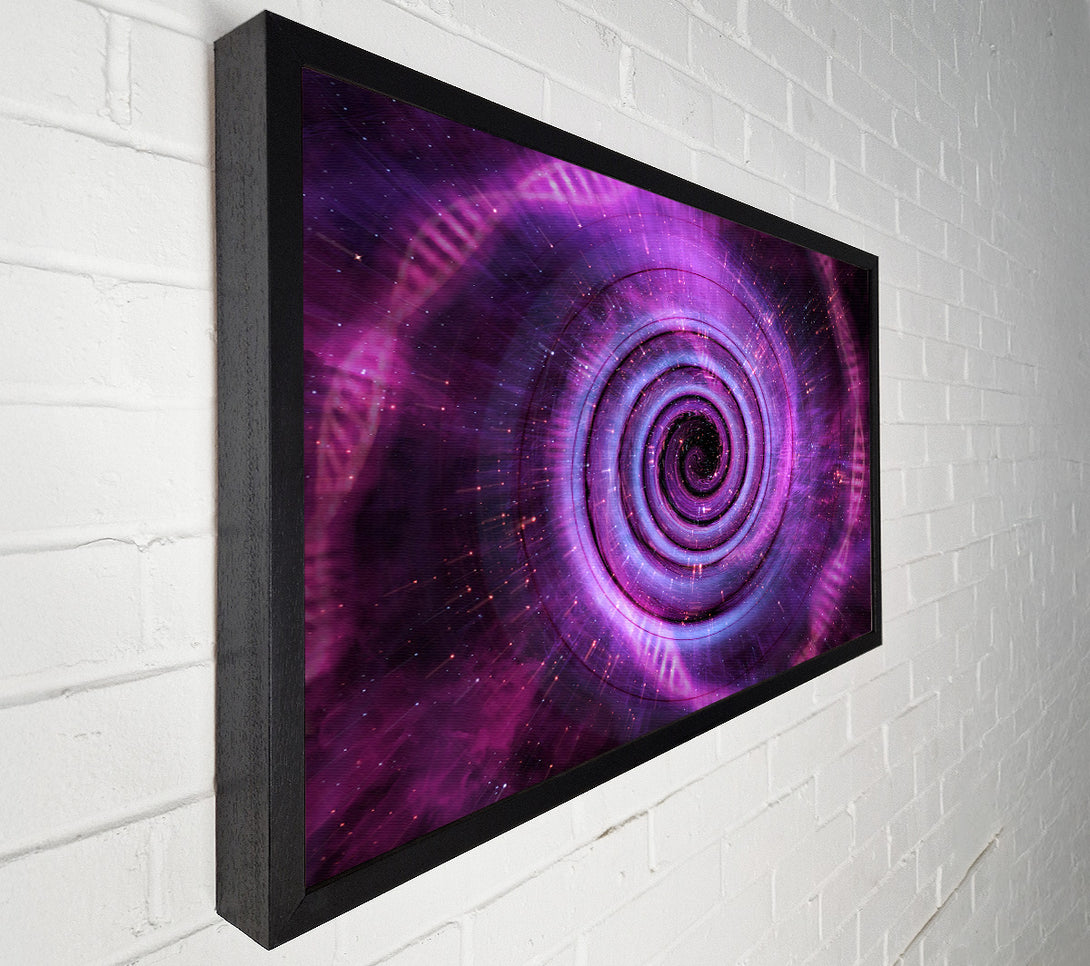  A Canvas Print of Wormhole Pink Canvas Print