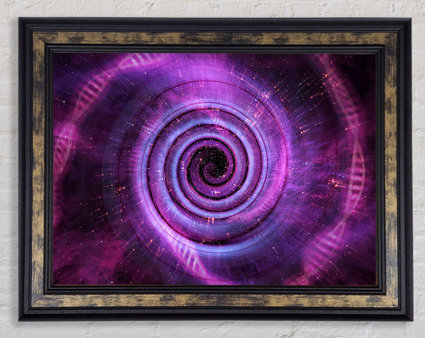Wormhole Pink Framed Print