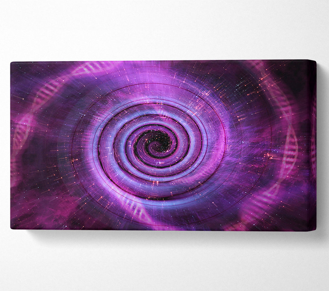  A Canvas Print of Wormhole Pink Canvas Print