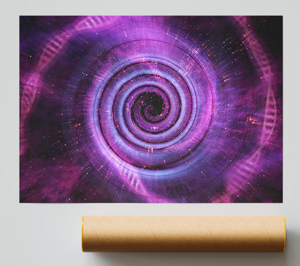 Wormhole Pink Print