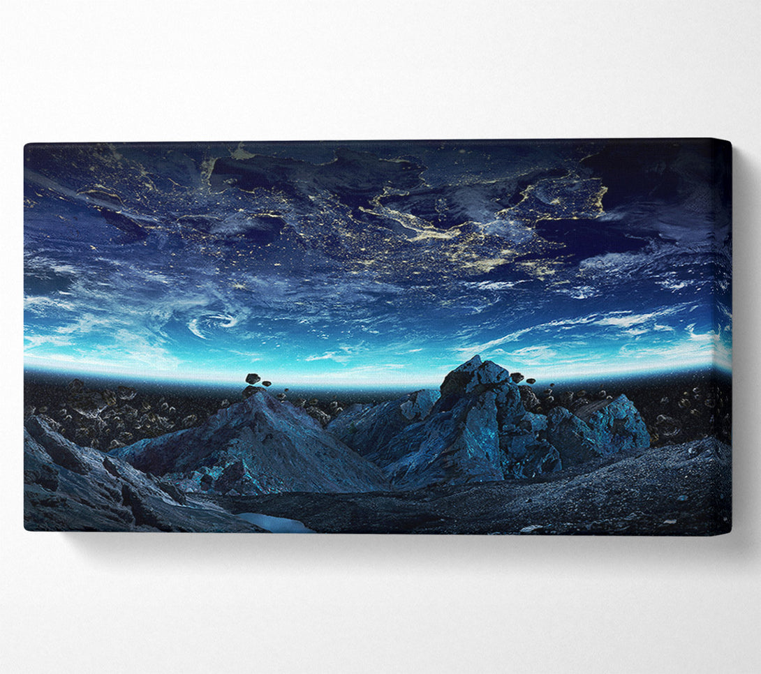  A Canvas Print of Gravitational Pull Of The Earth Canvas Print
