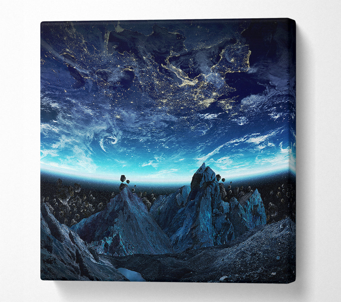  A Canvas Print of Gravitational Pull Of The Earth Canvas Print