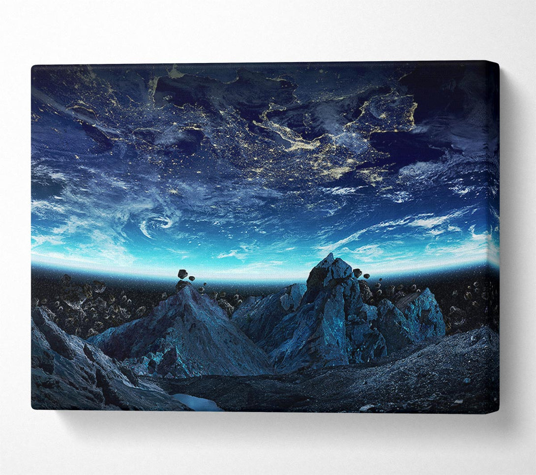  A Canvas Print of Gravitational Pull Of The Earth Canvas Print