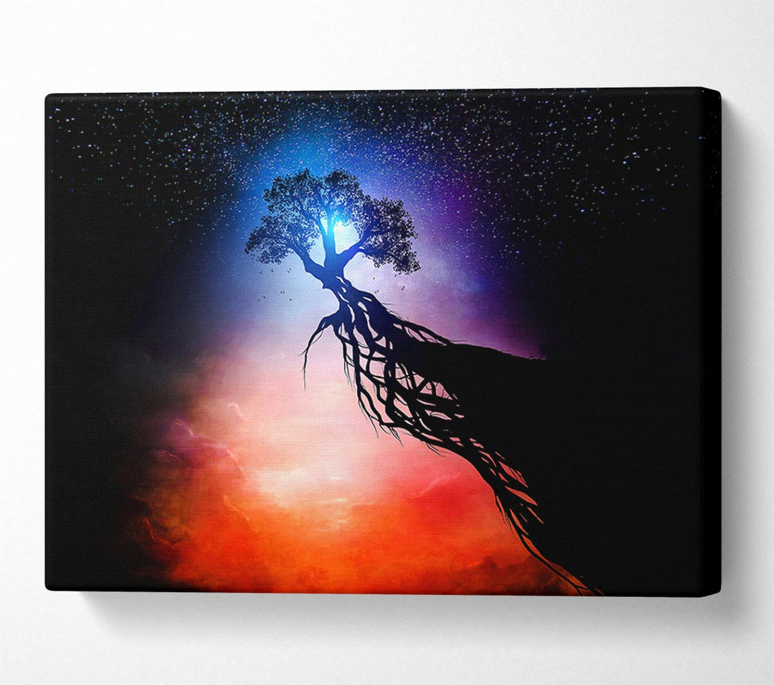  A Canvas Print of Tree Up In The Gods Canvas Print