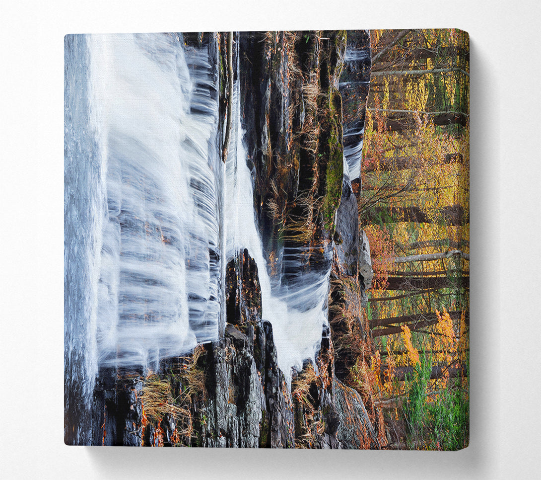  A Canvas Print of Rushing Waters Canvas Art