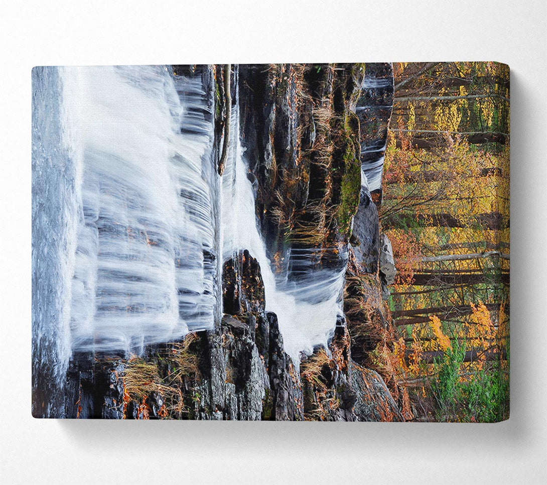 A Canvas Print of Rushing Waters Canvas Art