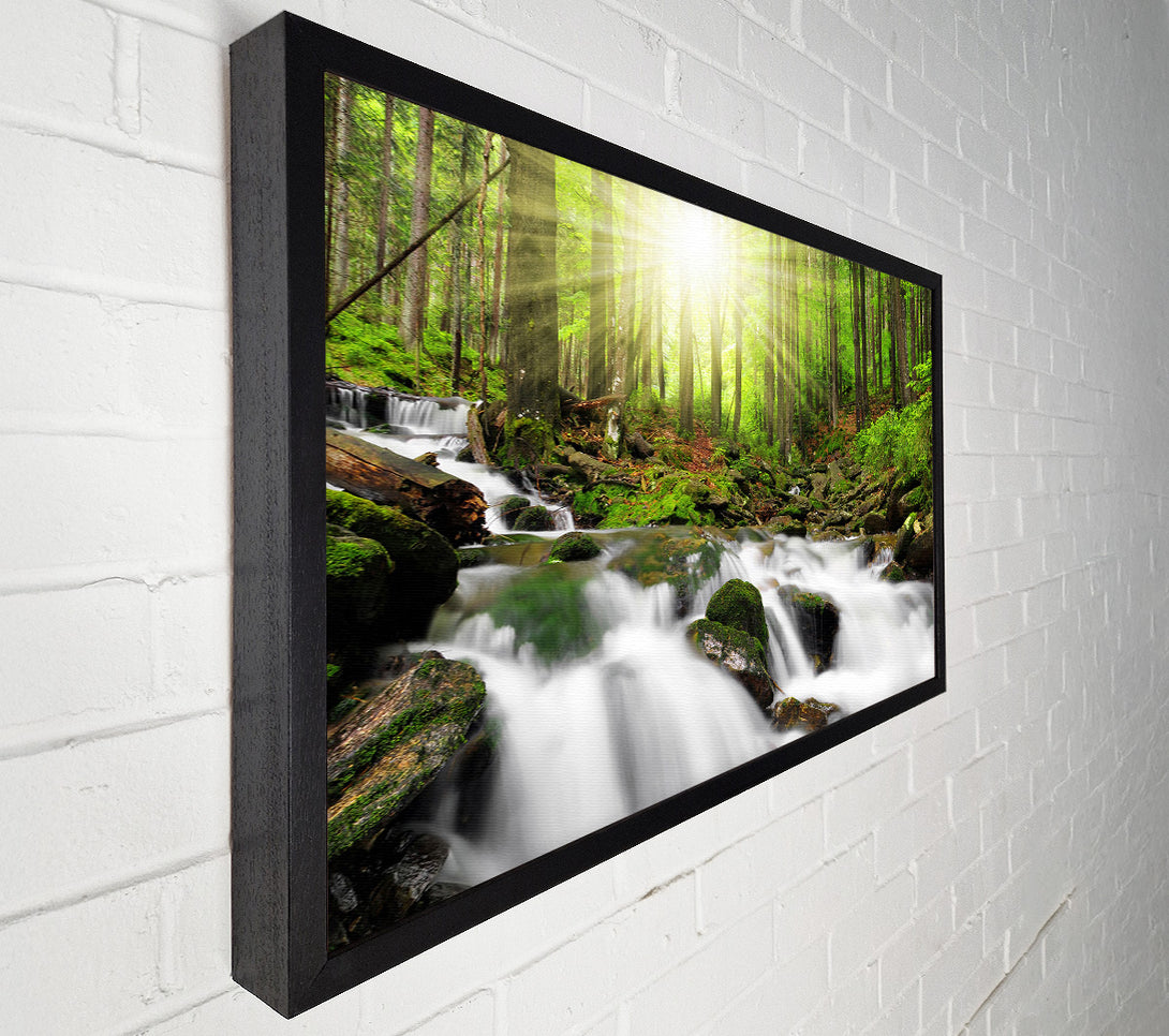  A Canvas Print of Sunblaze Waters Canvas Print
