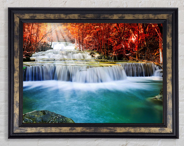 Sunrays Framed Print