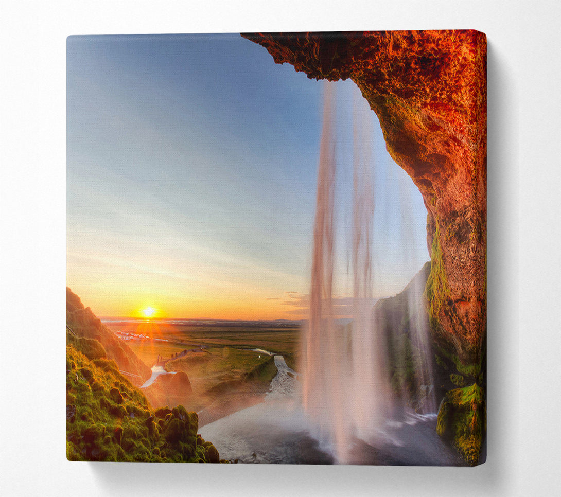  A Canvas Print of Stunning Sunset Canvas Wall Art