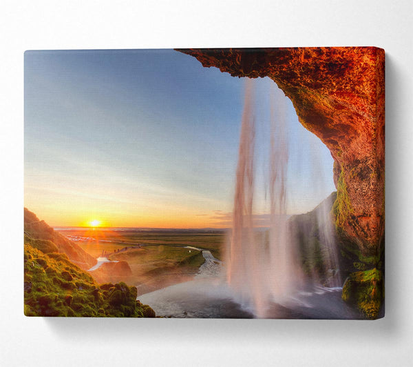  A Canvas Print of Stunning Sunset Canvas Wall Art