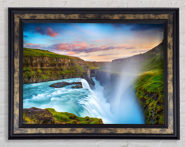 Where The water Flows Framed Print