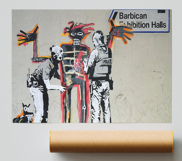 Banksy Barbican Exibition Poster