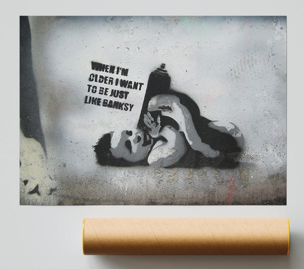 Be Like Banksy Giclee Print