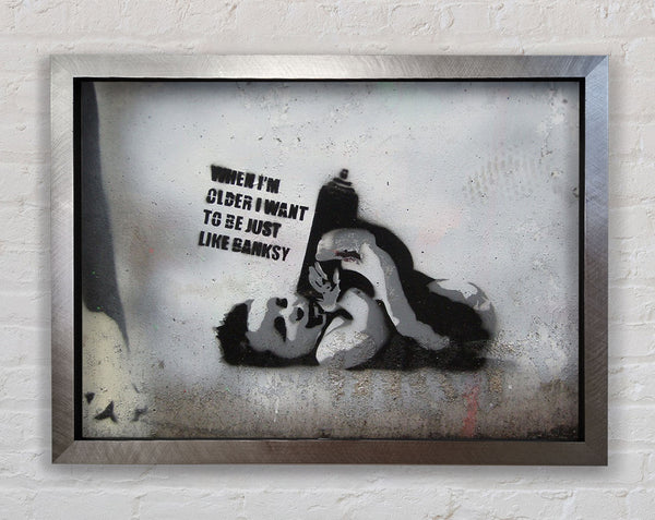 Sei wie Banksy