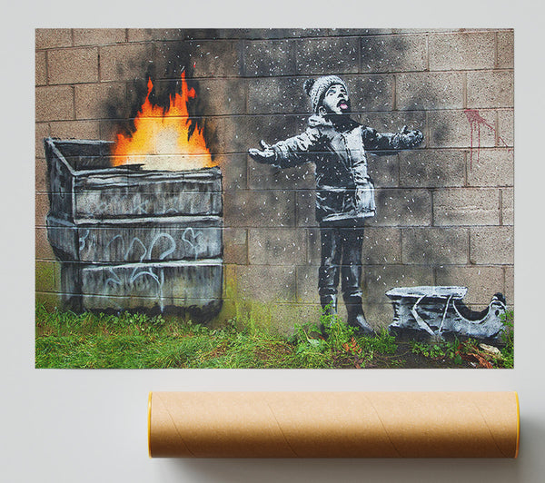 Banksy Seasons Greetings Print