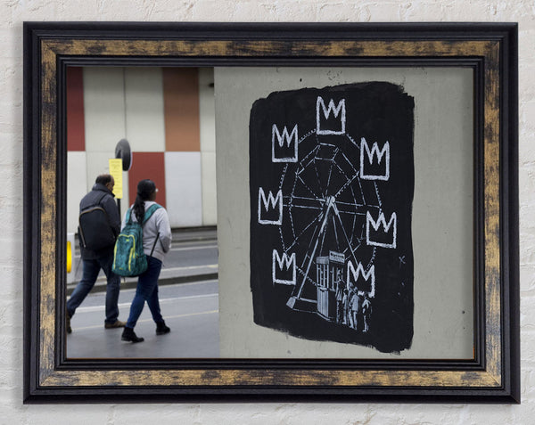 Crown Ferris Wheel Framed Print
