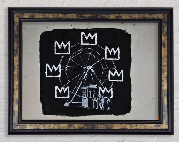Crown Wheel Framed Print
