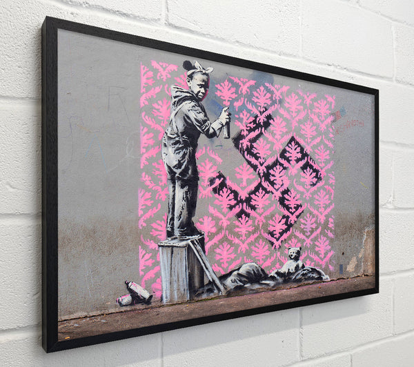 Banksy Decorator Kid