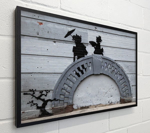Banksy Geisha Bridge