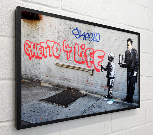 Banksy Ghetto For Life