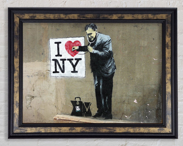 I love NY Framed Print