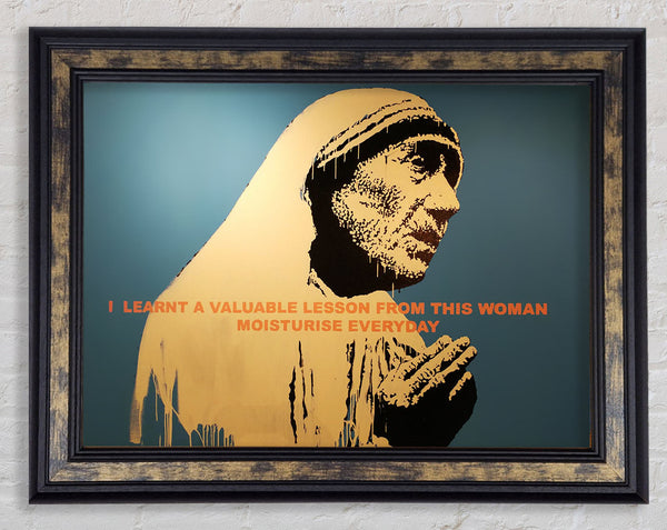 Curtain Paradise Framed Print