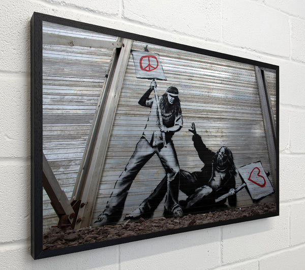 Banksy Drinking Cherub